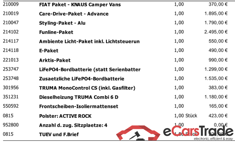 KNAUS Knaus Boxlife Pro 540 Road FIAT Ducato 3.500 kg*** (103 kW / 140 PS); Frontantrieb; Euro 6e (Abhängigkeit: ABH55183, ABH27953) #3