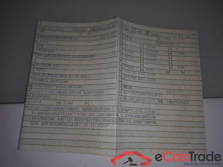 Audi e-tron (GEN)(01.2019->) DE - SUV5 50 quattro, S line, 2019 - 2023 #2