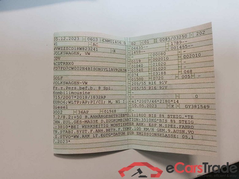 Volkswagen Golf VIII Variant (CG5)(09.2020->2024) DE - Kb5 2.0 TDI EU6d, Life (EURO 6d), 2020 - 2024 #5