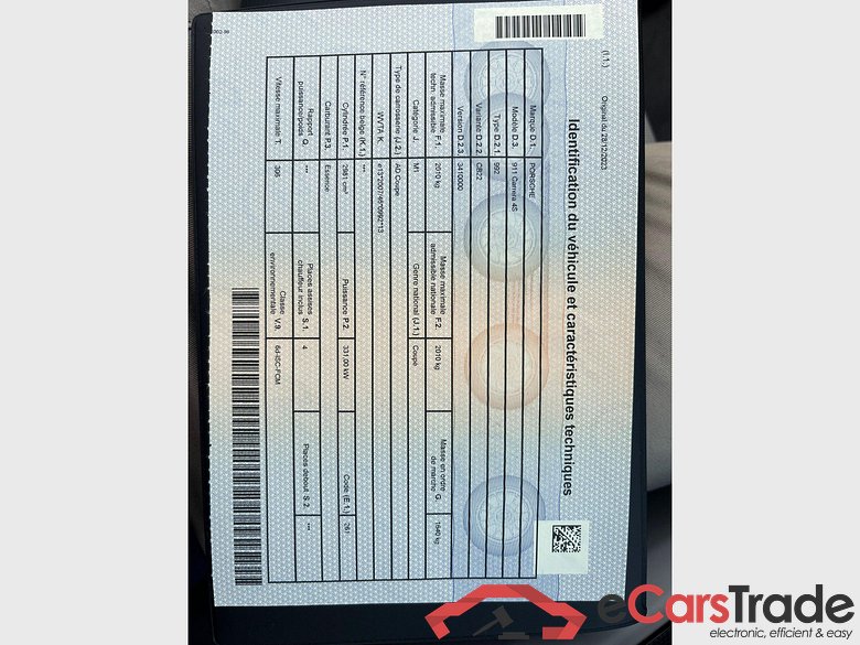 PORSCHE 911 Carrera 4S Carrera 4S (MY22)