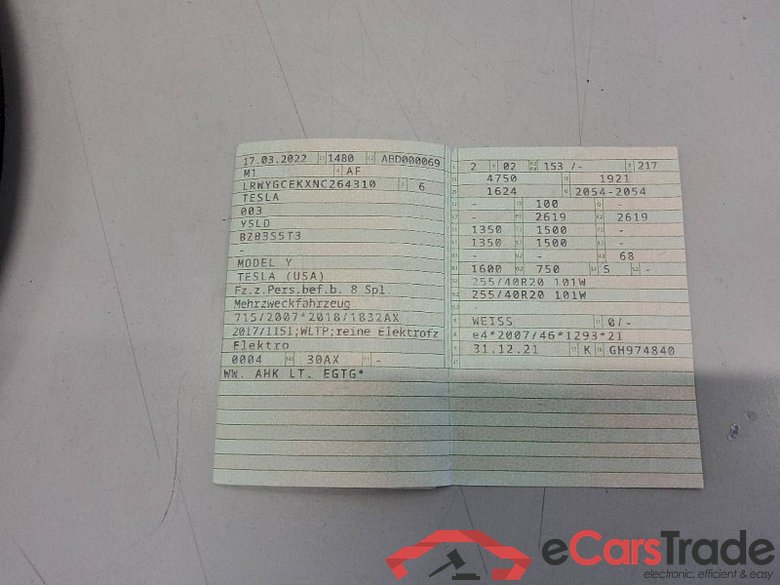 TESLA Model Y Long Range Dual Motor AWD #4