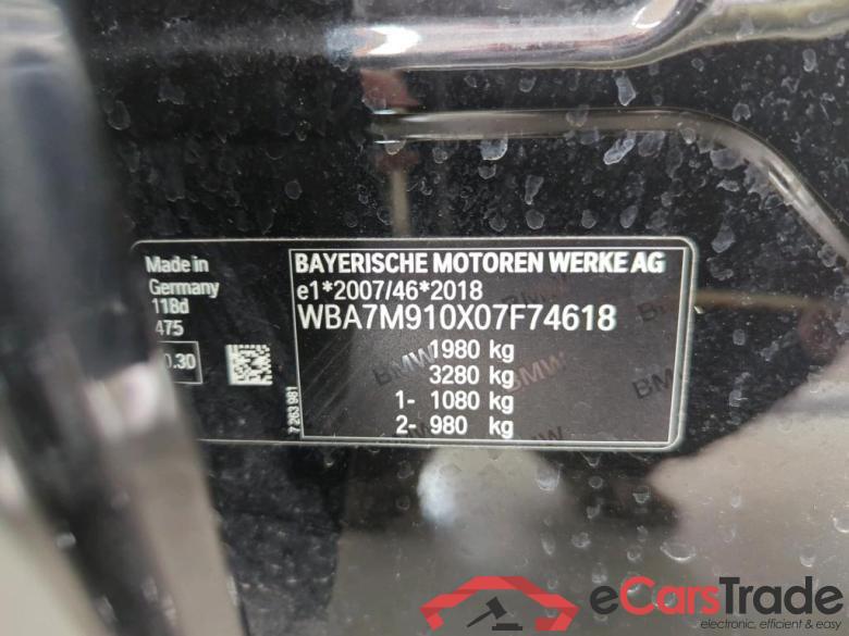 BMW 1-Serie ´19 Baureihe 1 Lim. 118 d Advantage 2.0 110KW AT8 E6dT #4