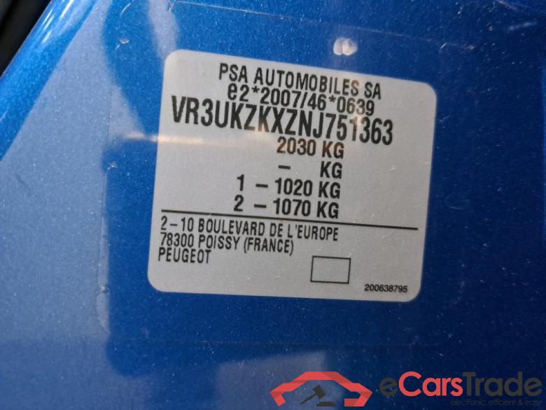 PEUGEOT - PEU 2008 e-2008 136PK GT With Climatic & Navigtion & Heated Seats & Cruise Control & Park Sensors Front & Rear * ELECTRIC * #6