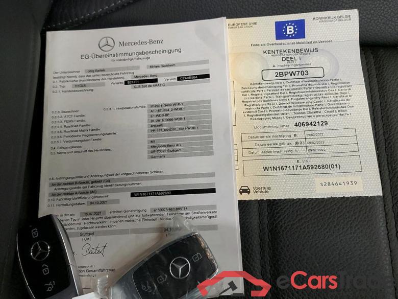 MERCEDES - MER GLE 350 de 4MATIC 320PK DCT Business Solution & Leather Pack & Smartphone Integration  * HYBRID * #4