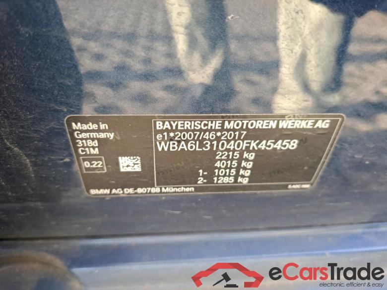 BMW - BMW 3 TOURING 318dA 150PK Advantage Pack Business Plus With Heated Venrasca Sport Seats & Travel & Towing Hook #6