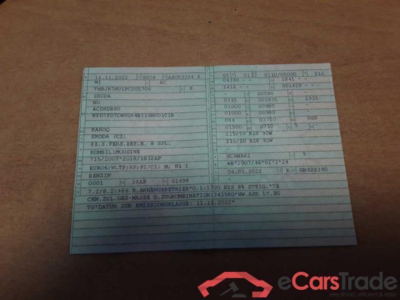 Skoda Karoq (NU)(2017->) DE - SUV5 1.5 TSI ACT EU6d, Style OPF (EURO 6d), (Facelift) 2021 - 2023 #2