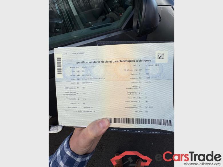 VOLKSWAGEN Transporter T6.1 1000 Fou Swb Fourgon Court 2.0 TDI 110 kW 6 vitesses #4