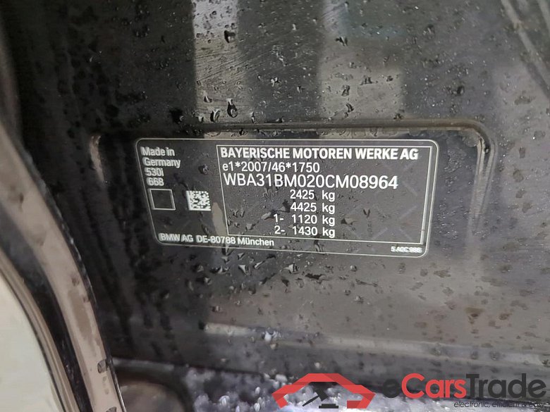 Baureihe 5 Touring 530 i 2.0 180KW AT8 E6d #4