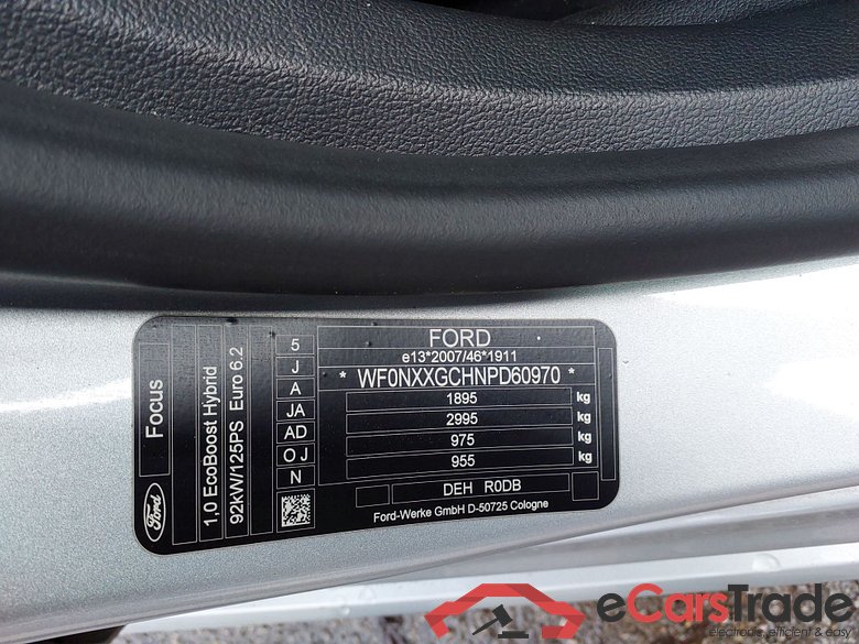 FORD Focus BERLINA 1.0 Ecoboost MHEV 92KW (125CV) S6.2 [2023. ST Line #5