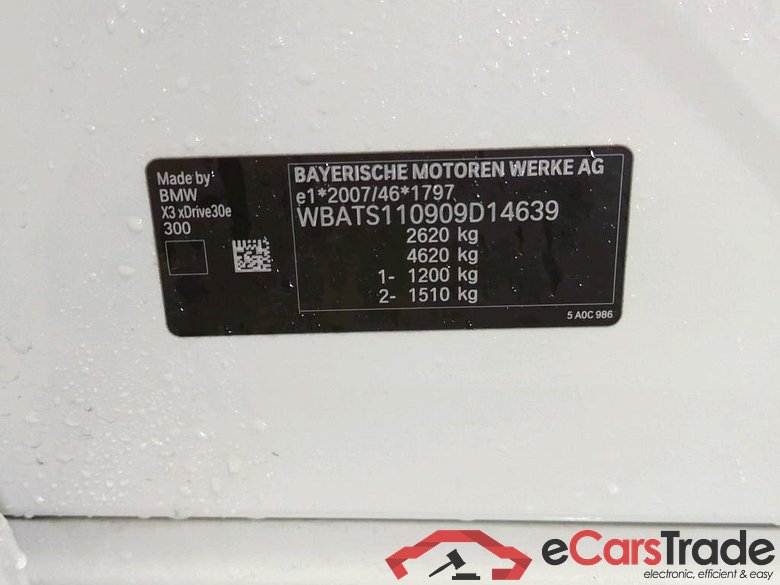 Baureihe X3 xDrive 30 e M Sport 2.0 215KW AT8 E6dT #4