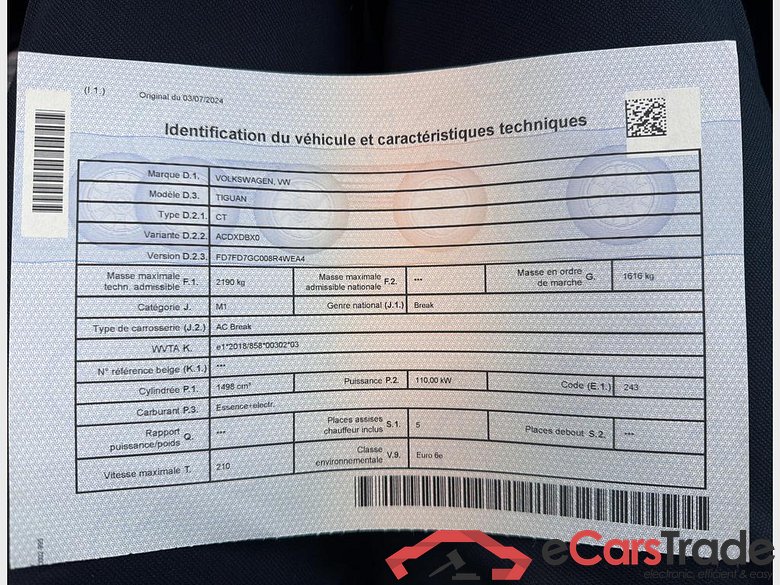 VOLKSWAGEN Tiguan Tiguan R-Line Business Premium 1.5 TSI mHEV ACT OPF 110 kW (150 ch) 7 vitesses DSG #5