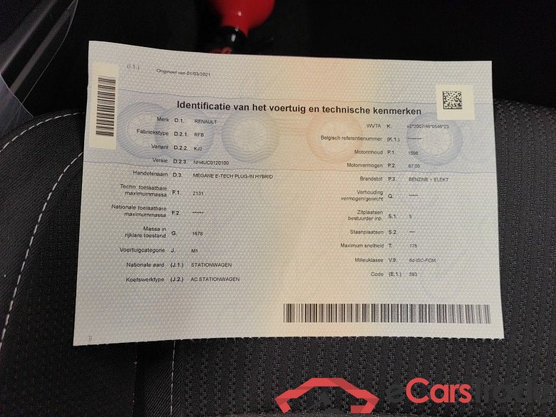 Renault Mégane Grandtour E-TECH Plug-in Hybrid Corporate Edition 5d !! Technical issues !! Rolling car #3