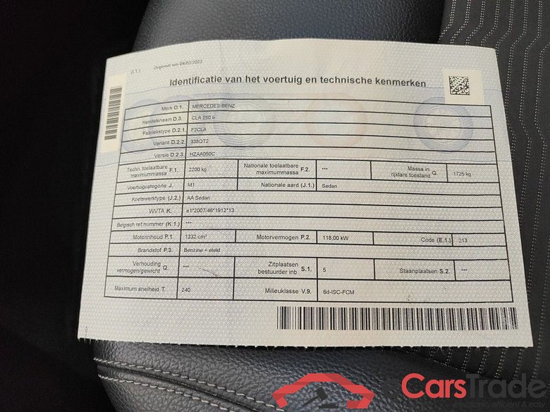 Mercedes-Benz CLA CLA 250 e Business Solution 4d #3