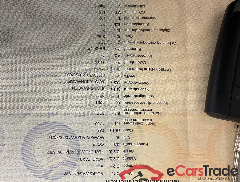 VOLKSWAGEN Golf VII Golf   Trendline 1.2 TSI BlueMotion Technology 77 kW (105 ch) 7 vitesses DSG #6