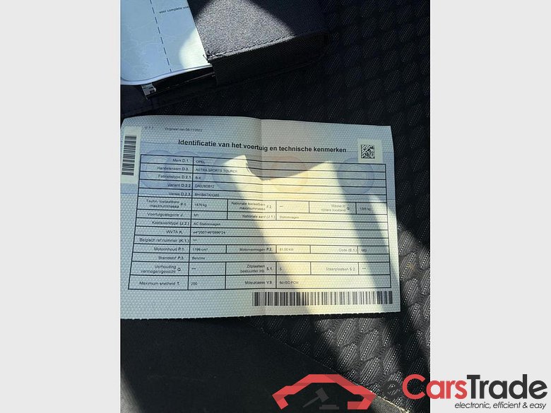 OPEL Astra Sports Tourer Astra Sports Tourer 1.2 Turbo Edition S/S (EU6AP) #5