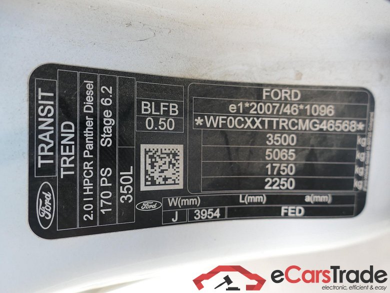 Transit Pritsche 350 L3 Doppelkabine Trend 2.0 TDCi 125KW MT6 E6d #5