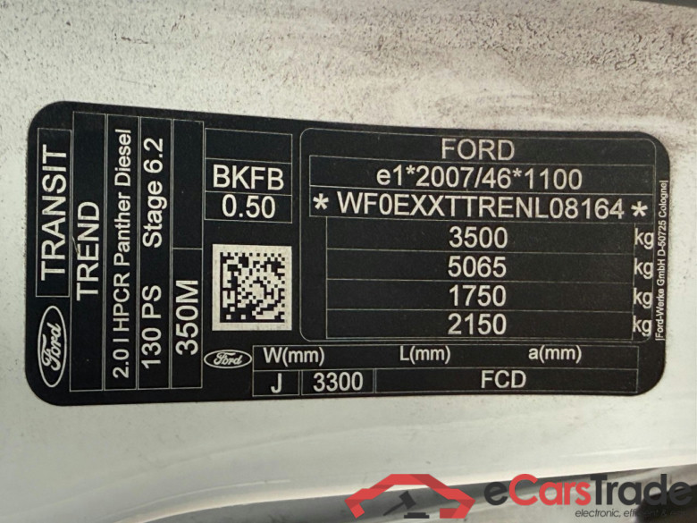 Transit Kasten 350 L2 Trend 2.0 TDCi 96KW MT6 E6d #5