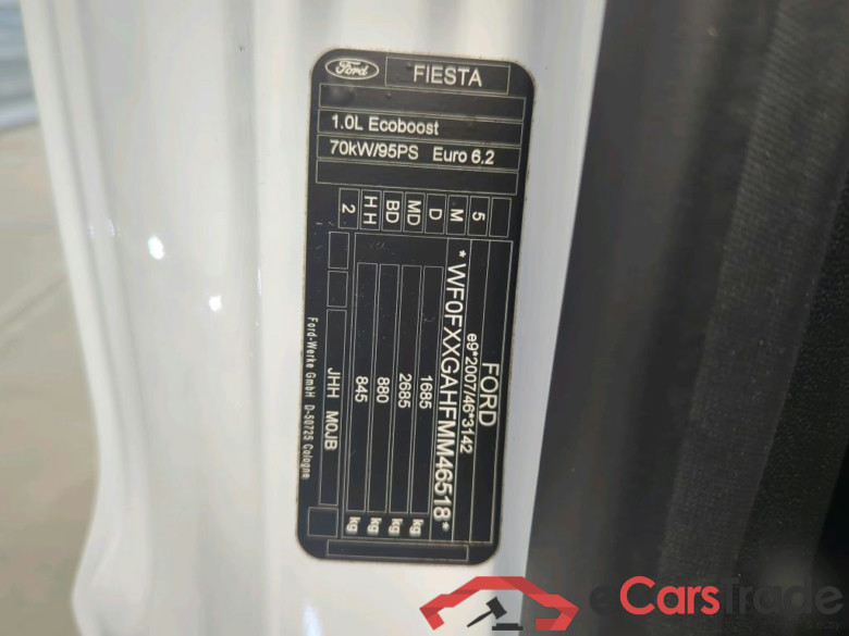 Fiesta Cool & Connect 1.0 EcoBoost 70KW MT6 E6d #4