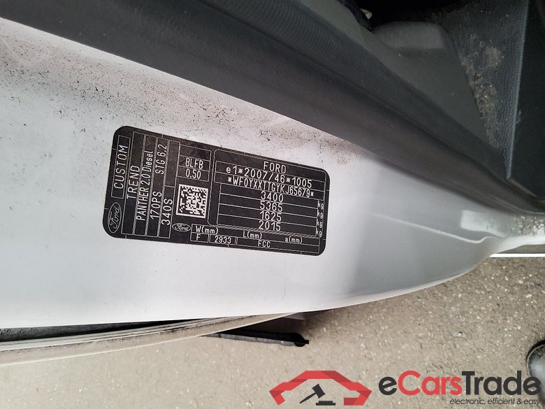 Transit Custom Kasten 340 L1 Trend 2.0 TDCi 125KW MT6 E6dT #5
