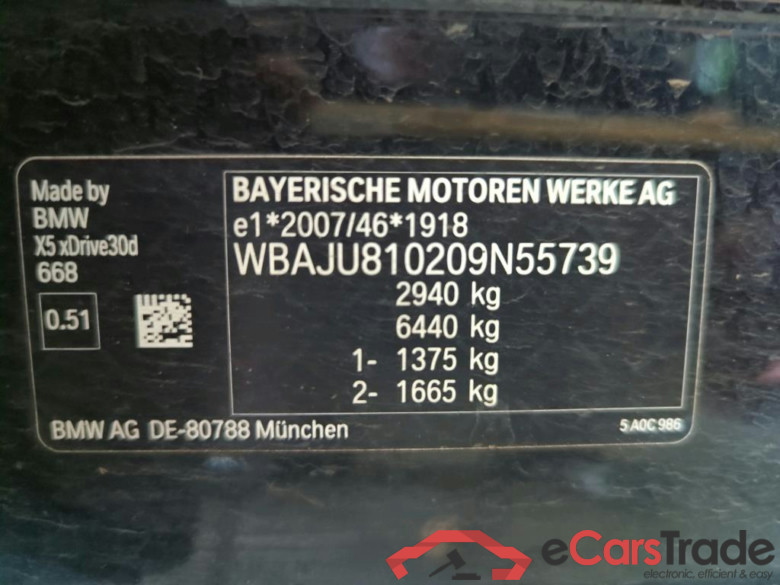 Baureihe X5 xDrive 30 d 3.0 210KW AT8 E6d #4