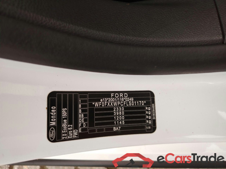 Mondeo Turnier Titanium 2.0 EcoBlue 110KW MT6 E6dT #5