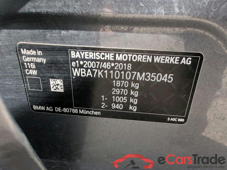 BMW - BMW 1 HATCH 116iA 109PK Business Edition Pack Business & PDC Front & Rear * PETROL * #6