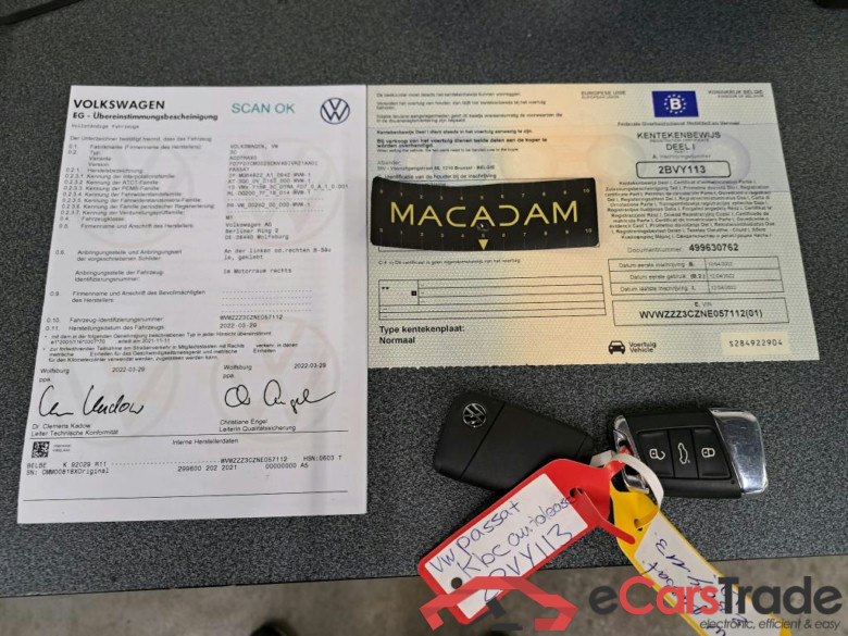 VOLKSWAGEN - VW  PASSAT VARIANT TDI 122PK DSG Style Business Pack Easy Open & Winter & Electric Foldable Trailer Hook #4
