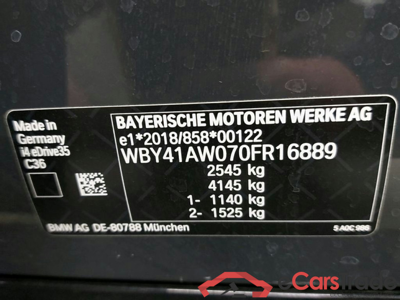 BMW I - BMW I4 eDrive35 286PK M Sport With Vernasca Mokka Leather & Power Sunroof  * ELECTRIC * #6