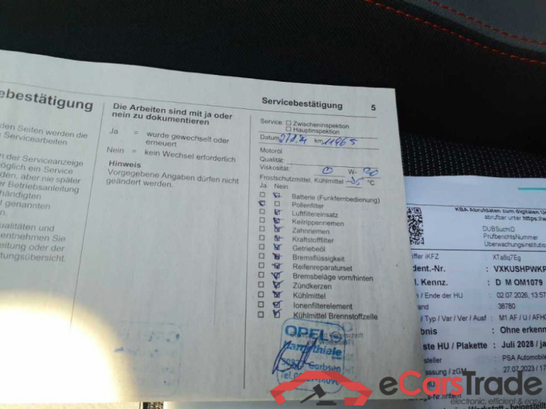 Opel Mokka (2020->) DE - SUV5 1.2 Turbo EU6e, GS Line, 2022 - 2024 #5