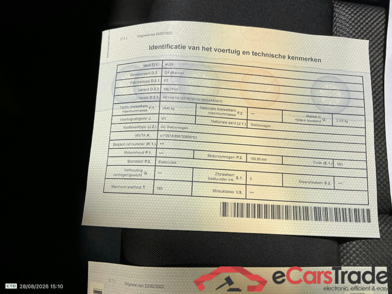 AUDI Q4 E-TRON BEV 82KWH 40 ADVANCED AUTO #3