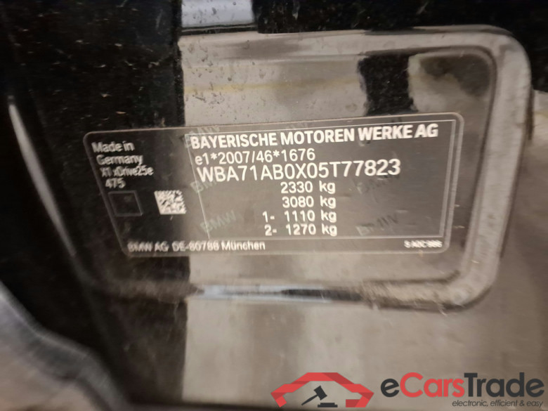 BMW X1 - 2019 1.5iA xDrive25e PHEV OPF