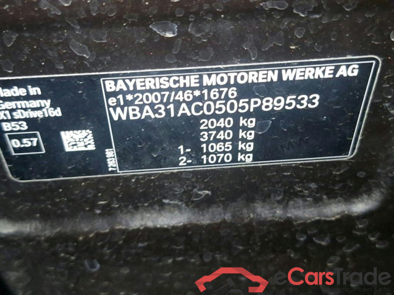 BMW X1 DIESEL - 2019 1.5 dA sDrive16 AdBlue #2