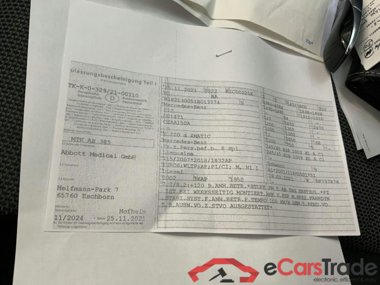 E -Klasse Lim. E 220 d 4Matic (213.005)Avantgarde 143KW AT9 E6d #1