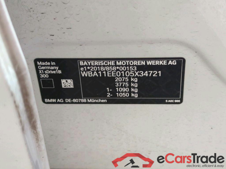 Baureihe X1 18 i sDrive xLine 1.5 100KW AT7 E6d #4