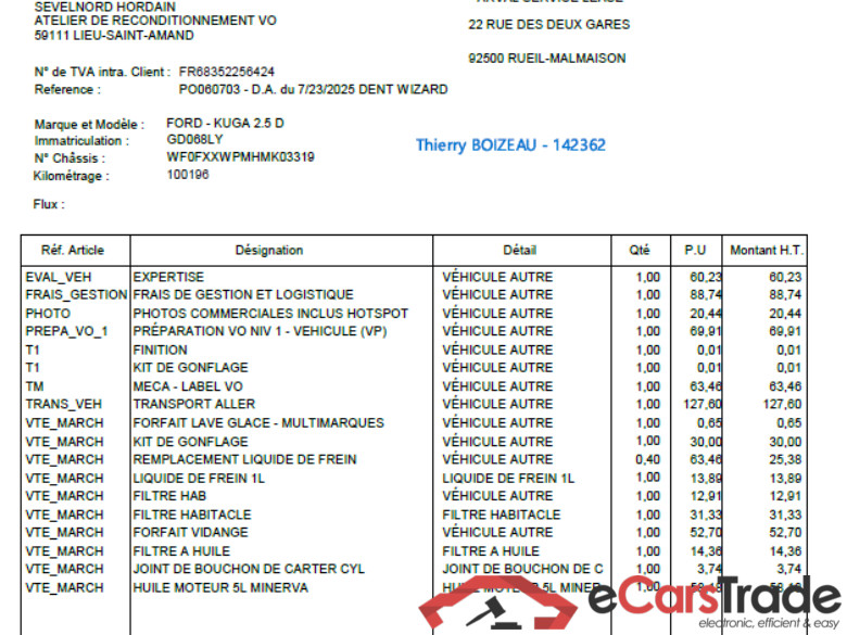 Kuga / 2019 / 5P / SUV 2.5 Duratec 225 ch PHEV eCVT Vignale / PRÊT A VENDRE #2