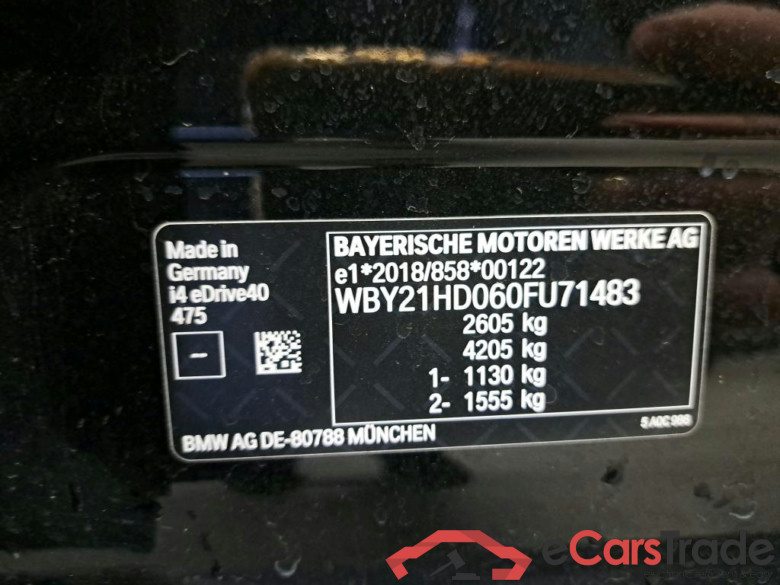 BMW I - BMW I4 eDrive40 340PK With Climatic & Navigation & Sensatec Heated Sport Seats & Park Sensors Front & Rear & 18 Inch BiColor Alloy  * ELECTRIC * #6