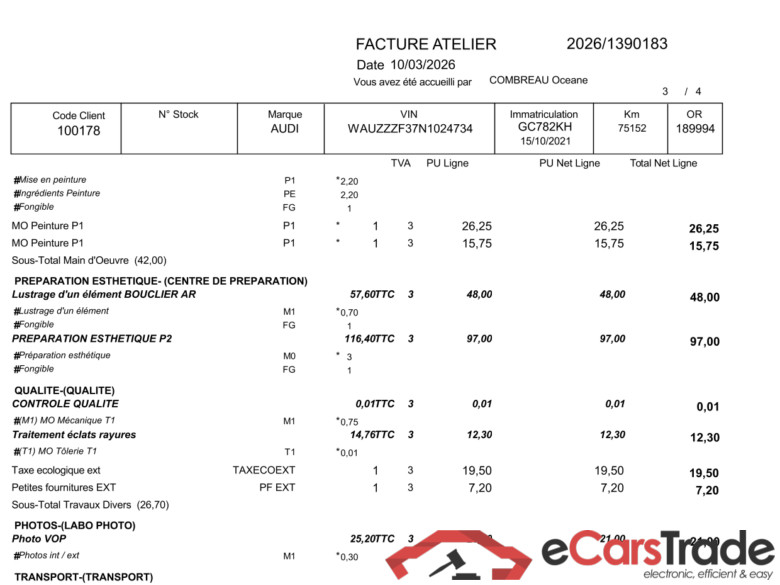 AUDI Q3 Sportback / 2019 / 5P / SUV 35 TFSI 150 MHEV S Tronic 7 S LINE / PRÊT A VENDRE #4