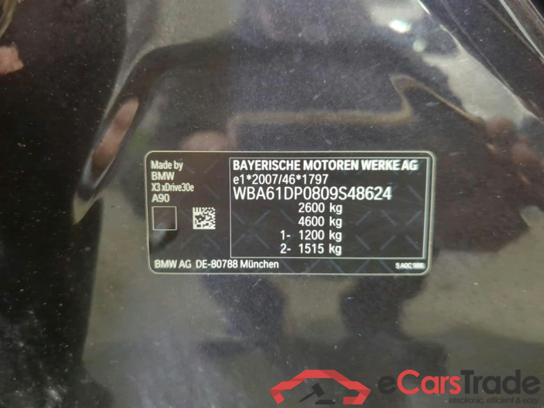 Baureihe X3 xDrive 30 e M Sport 2.0 215KW AT8 E6d #4