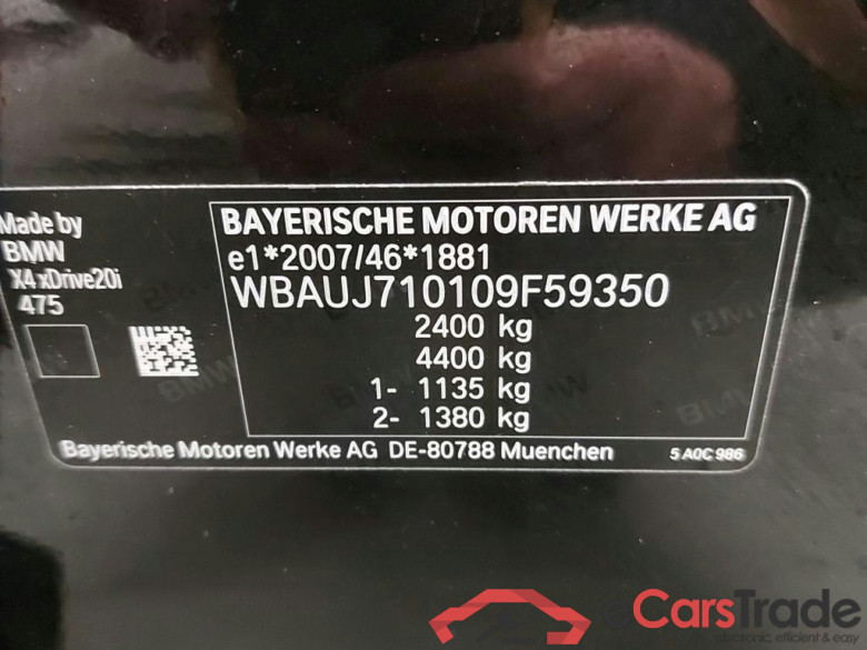 BMW - BMW X4 xDrive20iA 184PK Advantage Pack Business With Vernasca Heated Seats & Navigation & Rear Camera * PETROL * #6