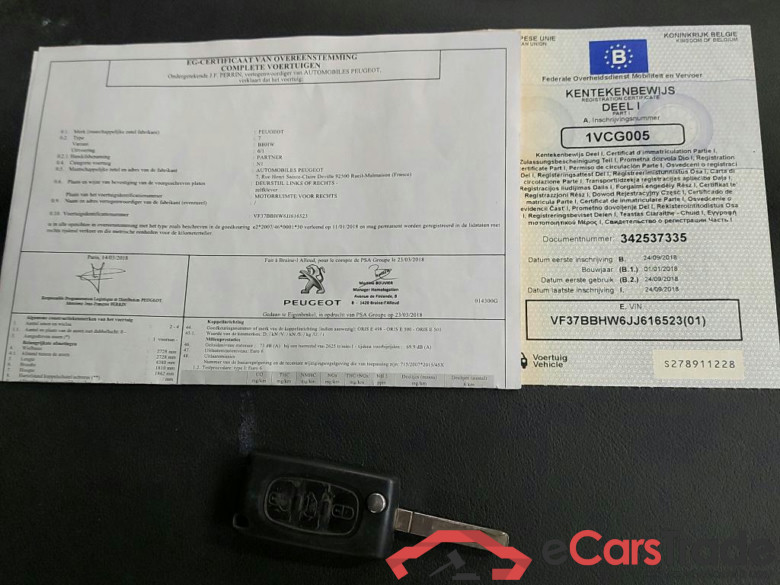 PEUGEOT - PEU PARTNER B/F BlueHDi 120 L1H1 75PK Premium Pack & Right Sliding Door & Towing Hook #4